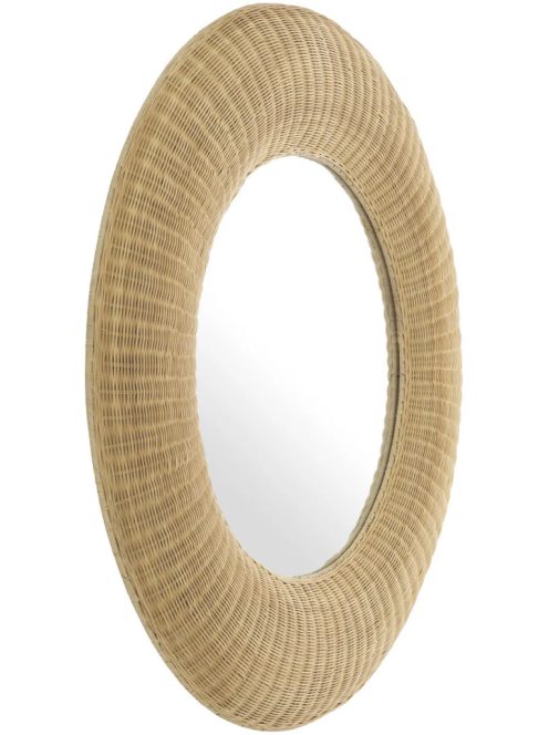 Idora natúr rattan tükör