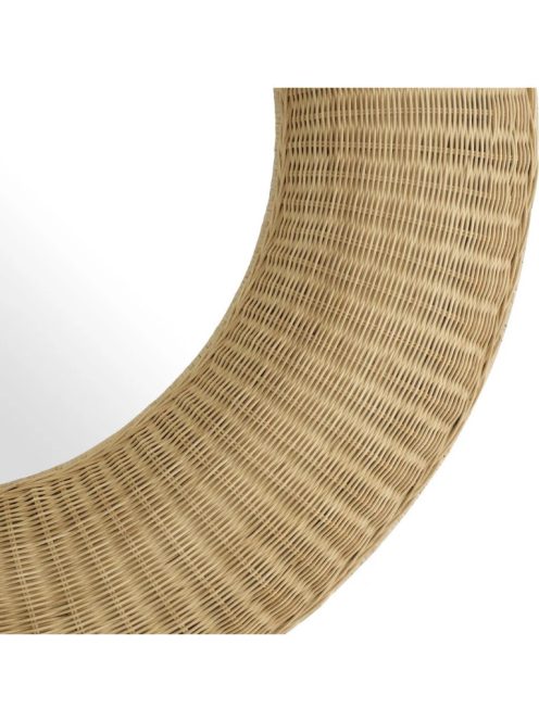 Idora natúr rattan tükör