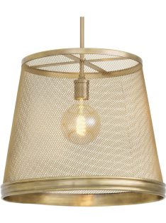 Pendant Colindale vintage sárgaréz kivitelben