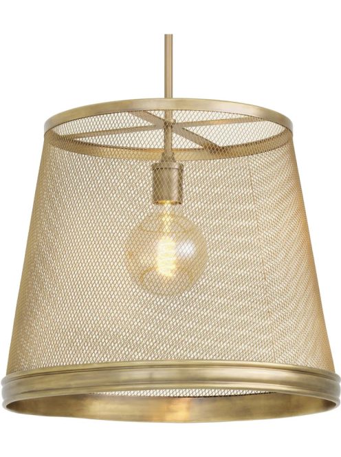 Pendant Colindale vintage sárgaréz kivitelben