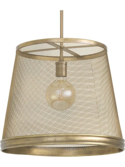 Pendant Colindale vintage sárgaréz kivitelben