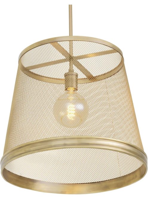 Pendant Colindale vintage sárgaréz kivitelben