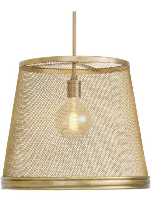 Pendant Colindale vintage sárgaréz kivitelben