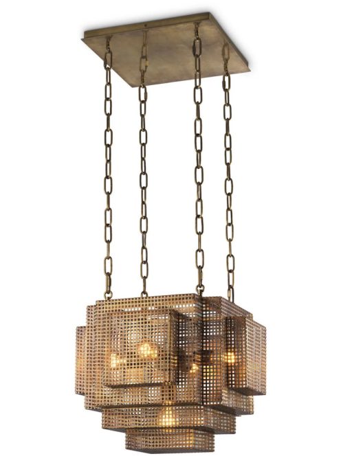 Geary medál vintage sárgaréz kivitelben