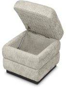 Valmont szék, creststone bézs, ébenfa felülettel