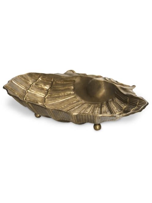 Tál Seashell vintage sárgaréz kivitelben