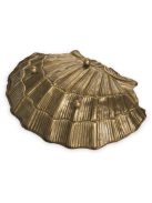 Tál Seashell vintage sárgaréz kivitelben
