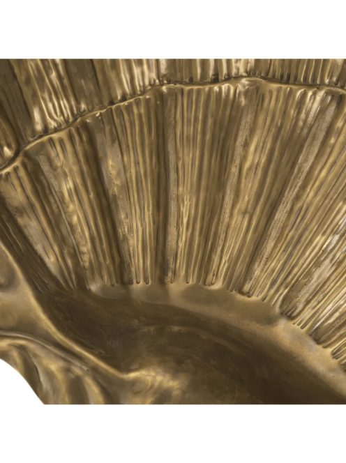 Tál Seashell vintage sárgaréz kivitelben