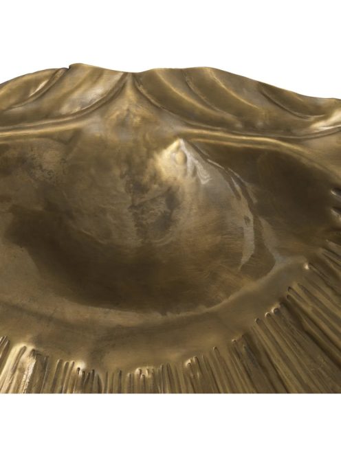 Tál Seashell vintage sárgaréz kivitelben