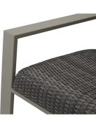 Belle Vue kültéri szék, szürke műrattan felülettel