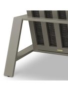 Belle Vue kültéri szék, szürke műrattan felülettel
