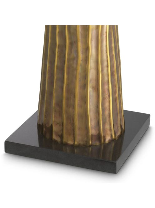 Fenwick asztali lámpa, vintage sárgaréz kivitelben