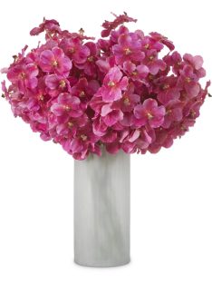 Vanda orchidea csokor rózsaszín, igazi tapintású 24 db