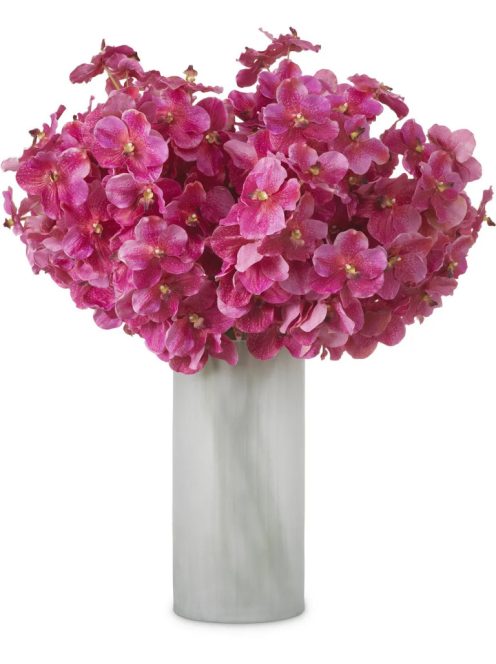 Vanda orchidea csokor rózsaszín, igazi tapintású 24 db
