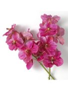 Vanda orchidea csokor rózsaszín, igazi tapintású 24 db