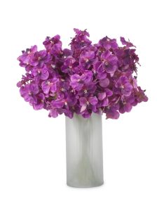 Vanda orchidea csokor fukszia igazi tapintású 24 db