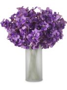 Vanda orchidea csokor lila, igazi tapintású 24 db