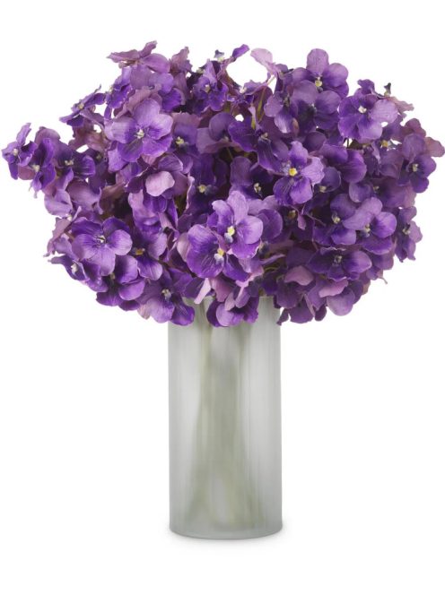 Vanda orchidea csokor lila, igazi tapintású 24 db