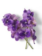 Vanda orchidea csokor lila, igazi tapintású 24 db