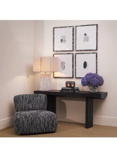   Asztali lámpa Division raku kerámia repedt fehér ernyővel