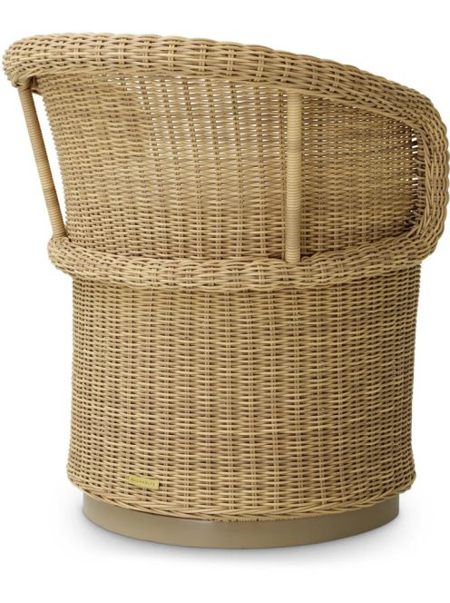 Kültéri étkezőszék, San Remo műrattan, bézs színű, savaville