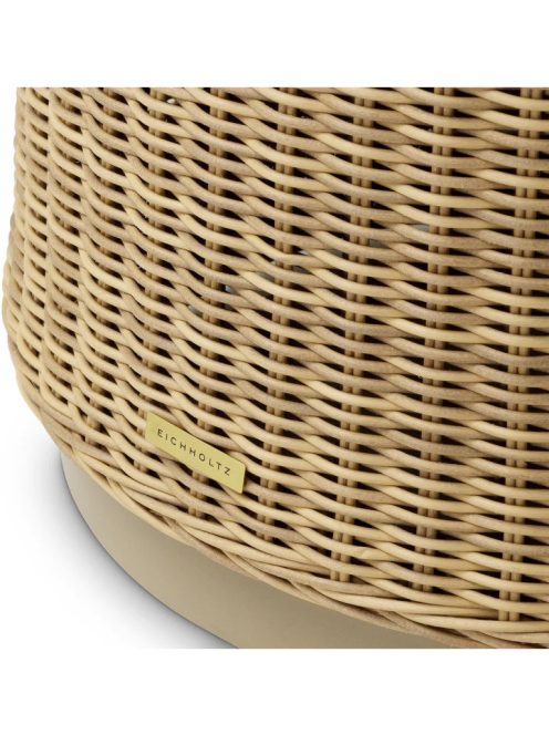 Kültéri étkezőszék, San Remo műrattan, bézs színű, savaville