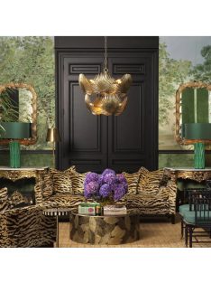 Díszpárna Tigris barna 60 x 60 cm