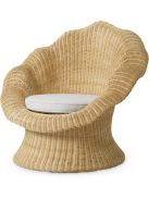 Lounge Fotel Somerly natúr rattan krémszínű