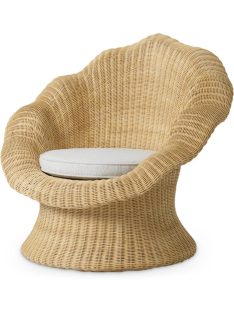Lounge Fotel Somerly natúr rattan krémszínű