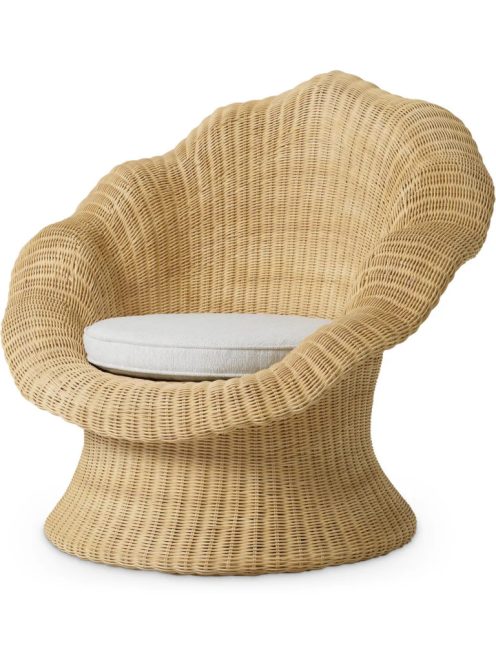 Lounge Fotel Somerly natúr rattan krémszínű