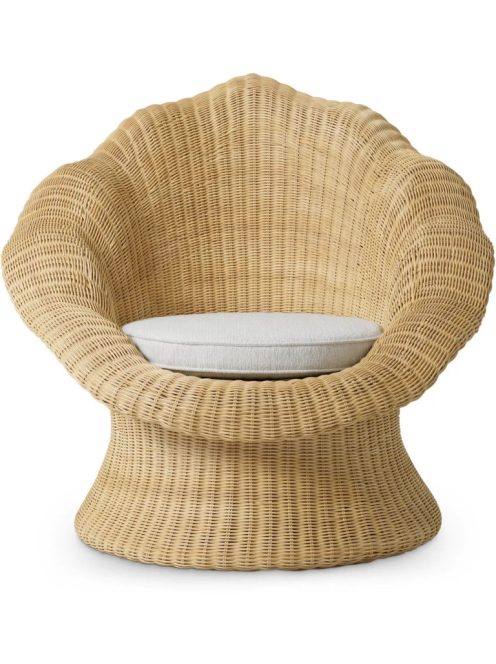 Lounge Fotel Somerly natúr rattan krémszínű