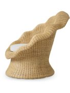 Lounge Fotel Somerly natúr rattan krémszínű