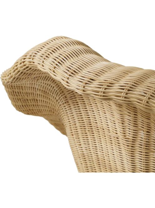 Lounge Fotel Somerly natúr rattan krémszínű
