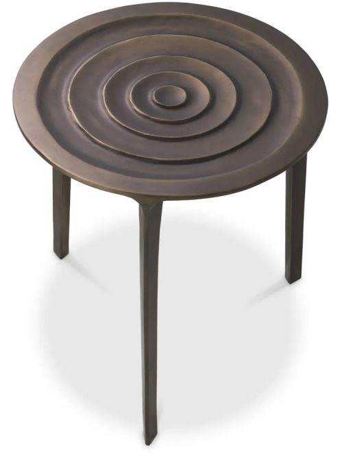 Granito kisasztal bronz kivitelben