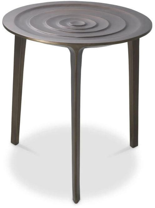 Granito kisasztal bronz kivitelben