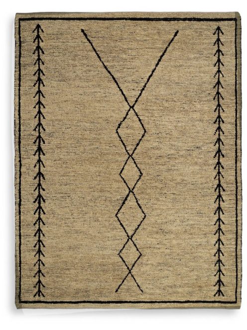 Thornfield szőnyeg bézs fekete 300 x 400 cm