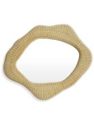 Bilbao tükör natúr rattan