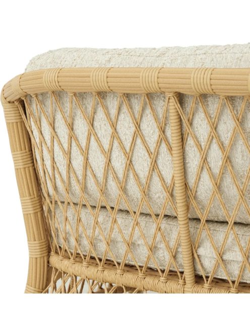 Riverton kültéri kanapé, műrattan, Arden, natúr