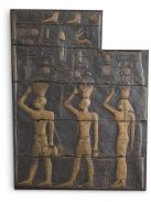 Akhtihotep bronz bevonatú fali tárgy
