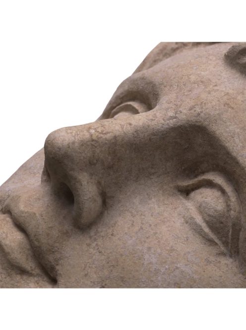 Augustus császár mellszobra homokkő bevonattal