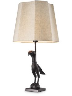   Falcon asztali lámpa, bronz kiemelésű kivitelben, ernyővel