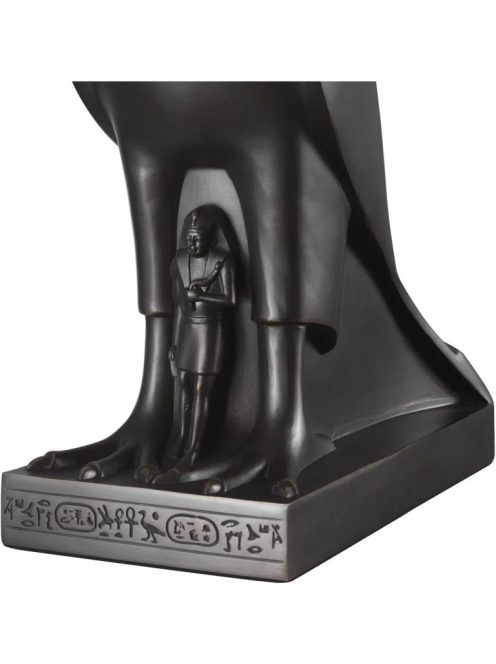 Horus asztali lámpa, bronz kiemelésű kivitelben, ernyővel
