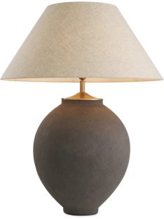 Asztali lámpa, Moon Jar, bézs színű, ernyővel