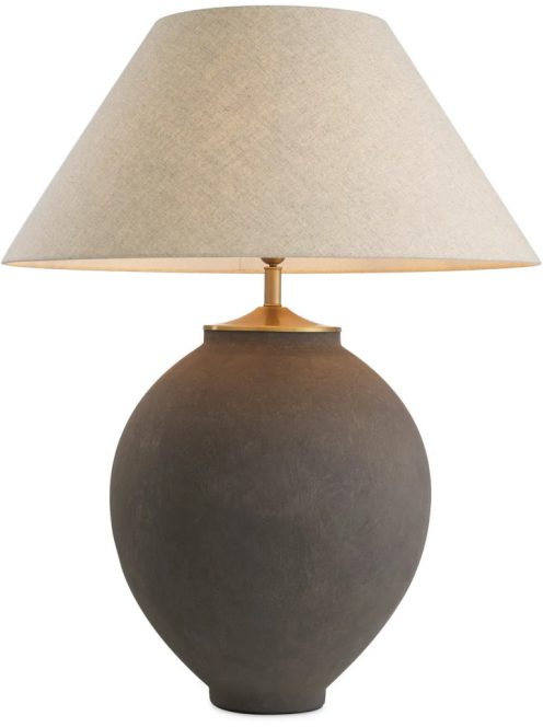 Asztali lámpa, Moon Jar, bézs színű, ernyővel