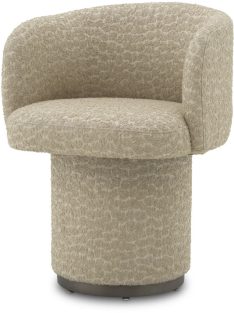 Étkezőszék Marly bronz bevonattal, vaux jacquard bézs