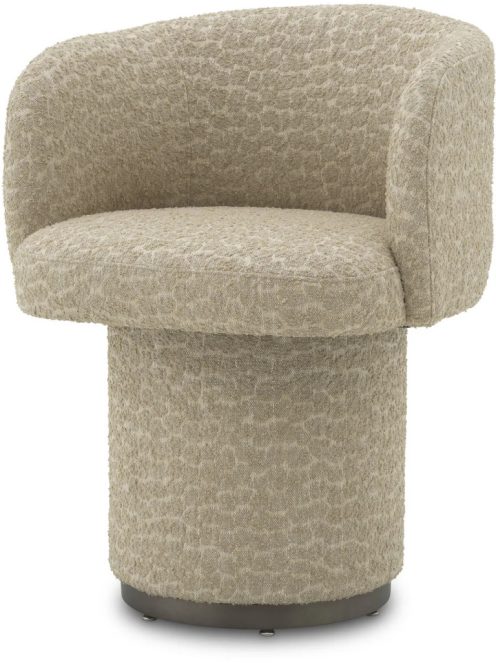 Étkezőszék Marly bronz bevonattal, vaux jacquard bézs