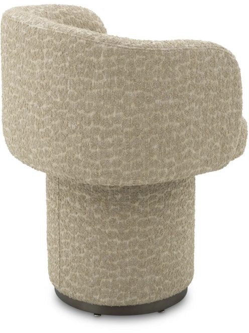 Étkezőszék Marly bronz bevonattal, vaux jacquard bézs