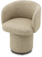 Étkezőszék Marly bronz bevonattal, vaux jacquard bézs
