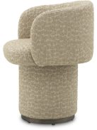 Étkezőszék Marly bronz bevonattal, vaux jacquard bézs