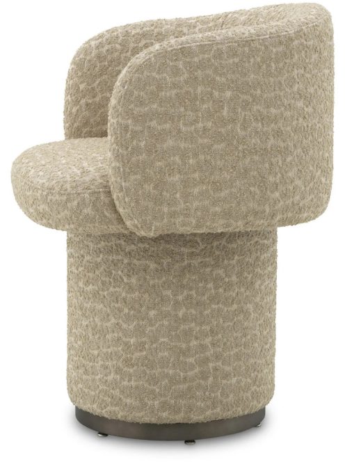 Étkezőszék Marly bronz bevonattal, vaux jacquard bézs